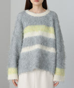 ボーダーケガキトップス