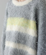 ボーダーケガキトップス