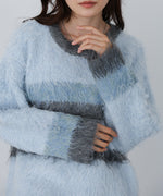 ボーダーケガキトップス