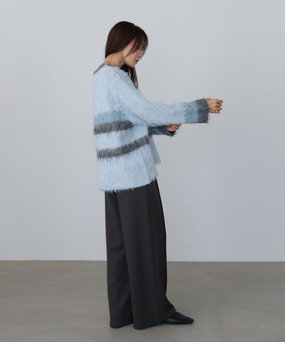 ボーダーケガキトップス