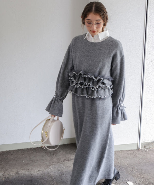 ビスチェセットニットワンピース