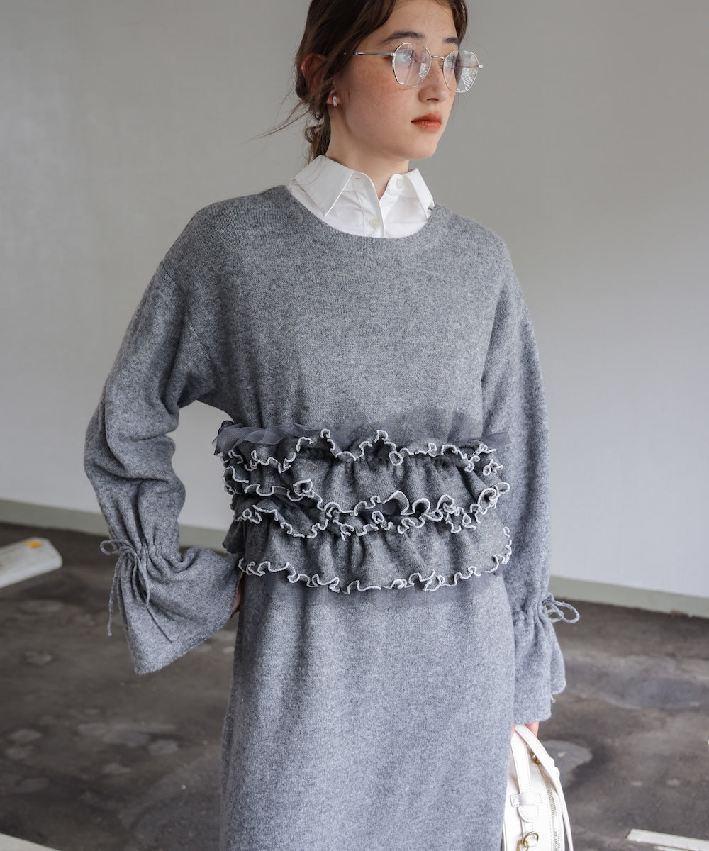 ビスチェセットニットワンピース