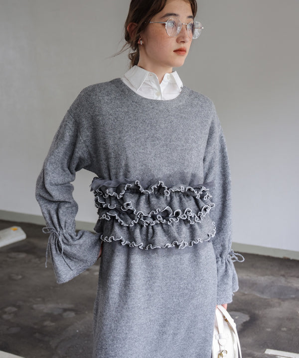 ビスチェセットニットワンピース