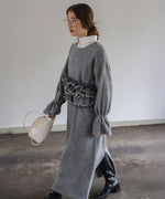 ビスチェセットニットワンピース