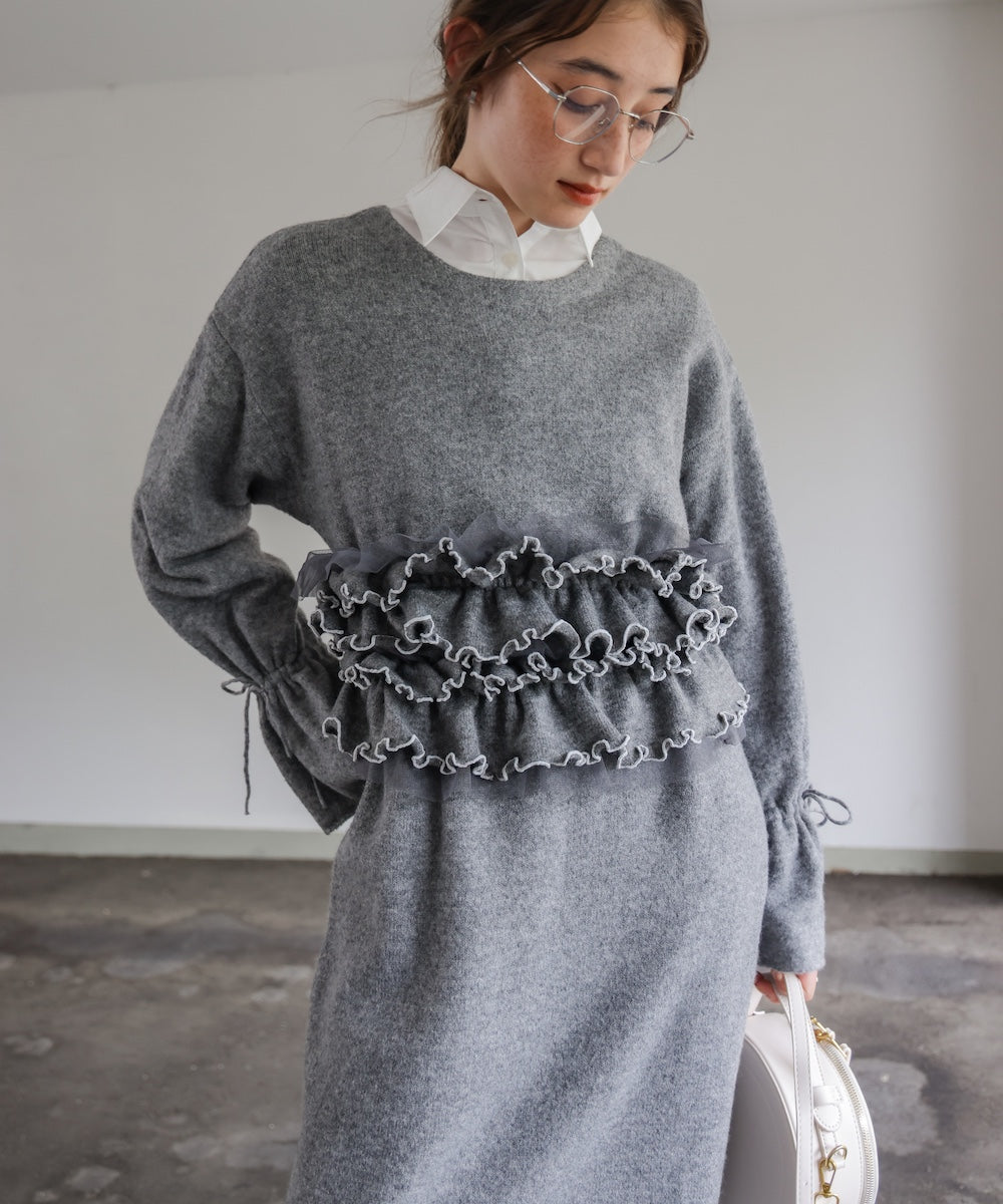 ビスチェセットニットワンピース