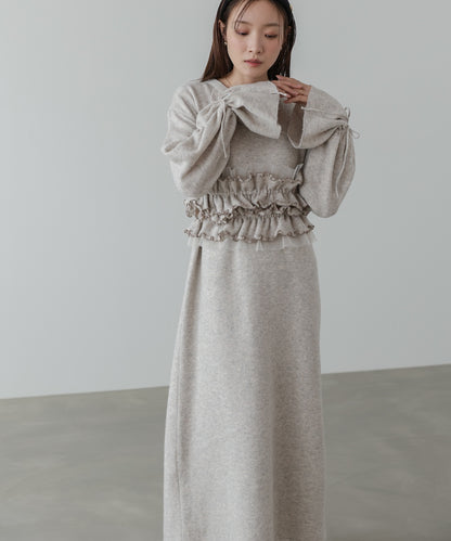 ビスチェセットニットワンピース