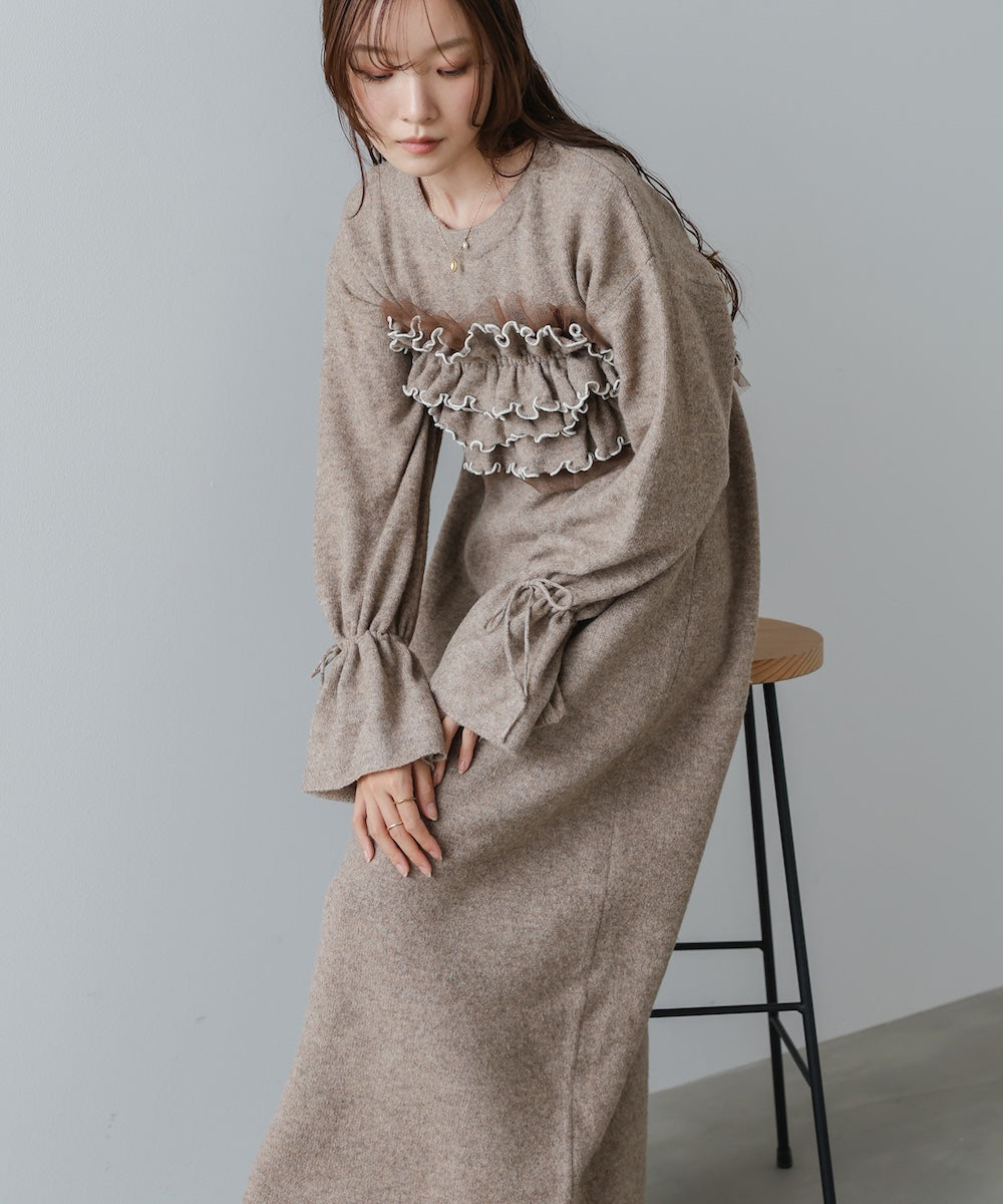 ビスチェセットニットワンピース