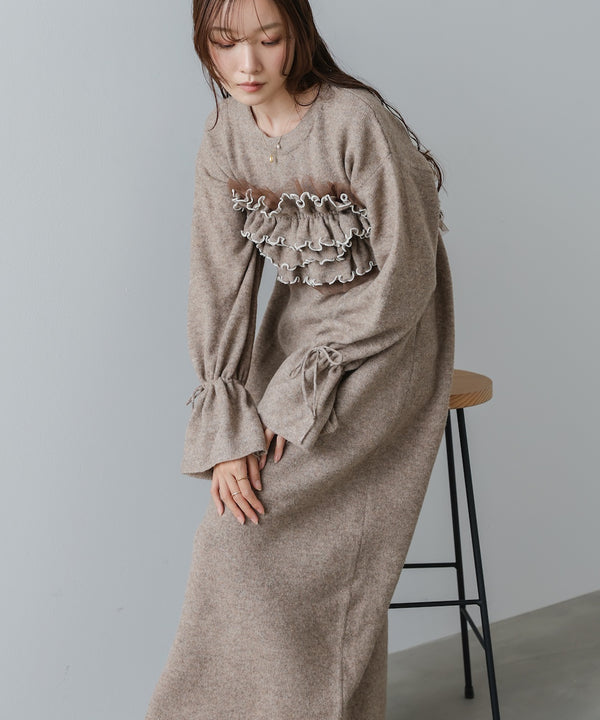 ビスチェセットニットワンピース