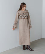 ビスチェセットニットワンピース