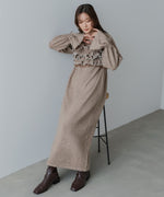 ビスチェセットニットワンピース