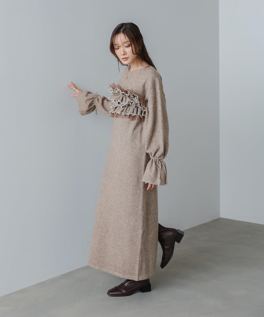 ビスチェセットニットワンピース