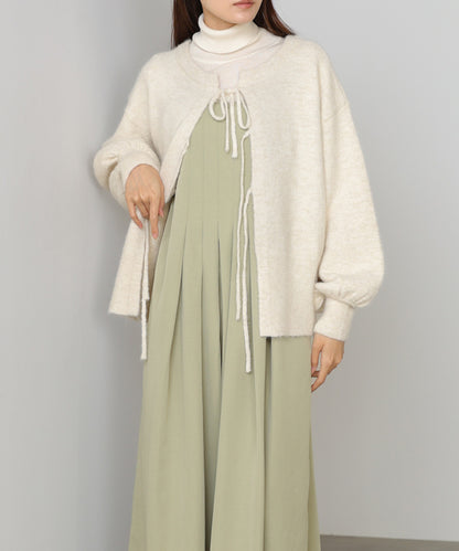 前後２ＷＡＹニットトップス＋タックキャミワンピース