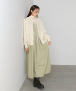 前後２ＷＡＹニットトップス＋タックキャミワンピース