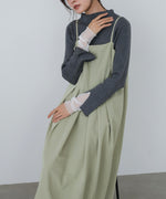 前後２ＷＡＹニットトップス＋タックキャミワンピース