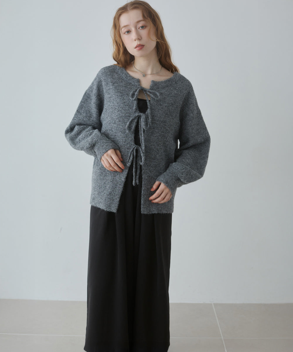 前後２ＷＡＹニットトップス＋タックキャミワンピース