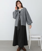 前後２ＷＡＹニットトップス＋タックキャミワンピース