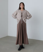 前後２ＷＡＹニットトップス＋タックキャミワンピース