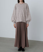 前後２ＷＡＹニットトップス＋タックキャミワンピース