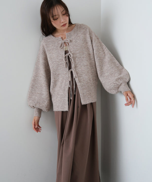 前後２ＷＡＹニットトップス＋タックキャミワンピース