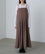 前後２ＷＡＹニットトップス＋タックキャミワンピース