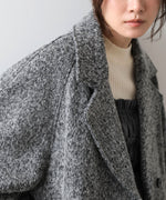 スリーブデザインハーフ丈コート