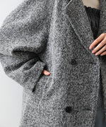 スリーブデザインハーフ丈コート