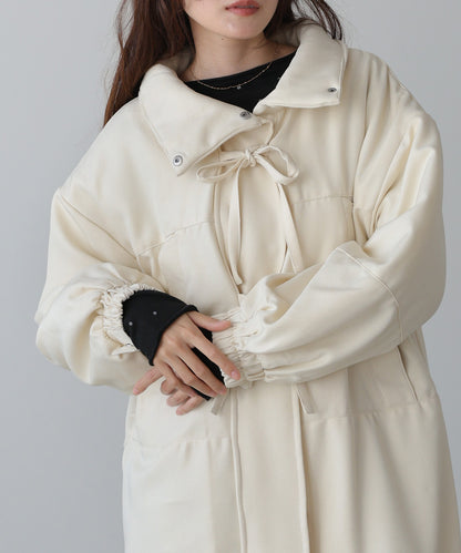 中綿フロントリボンモンスターコート