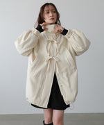 中綿フロントリボンモンスターコート