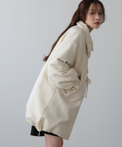 中綿フロントリボンモンスターコート