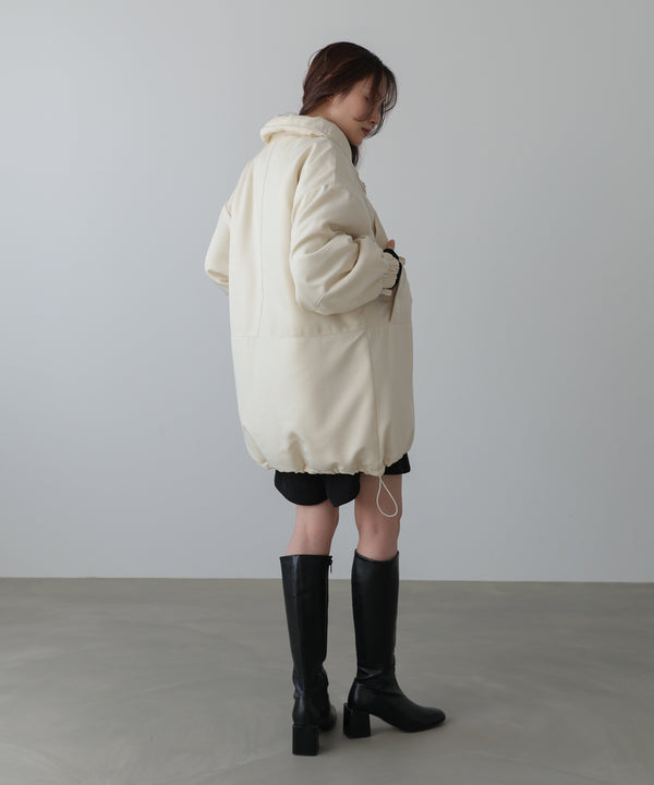 中綿フロントリボンモンスターコート