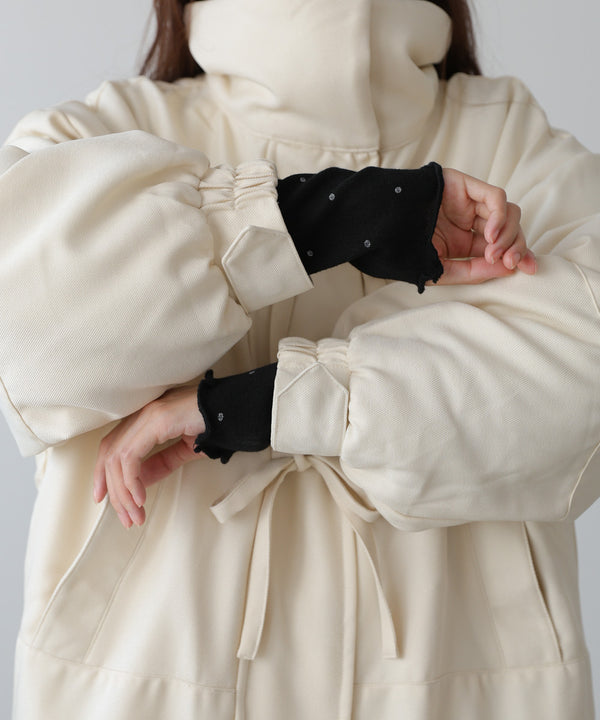 中綿フロントリボンモンスターコート