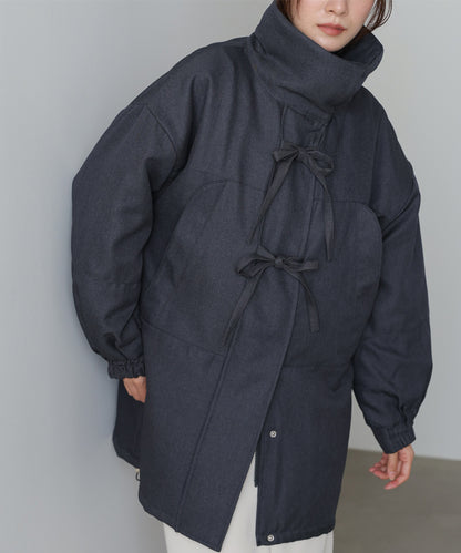 中綿フロントリボンモンスターコート