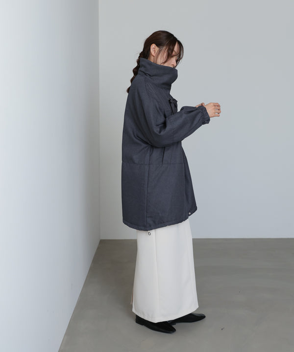 中綿フロントリボンモンスターコート