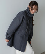 中綿フロントリボンモンスターコート