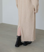 【S・M・Lサイズ】アシンメトリーフリルニットワンピース