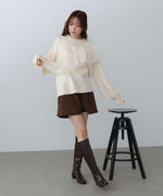 エニーウェイフリルニットトップス