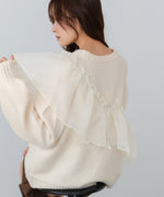 エニーウェイフリルニットトップス