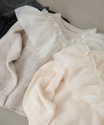 エニーウェイフリルニットトップス