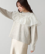 エニーウェイフリルニットトップス