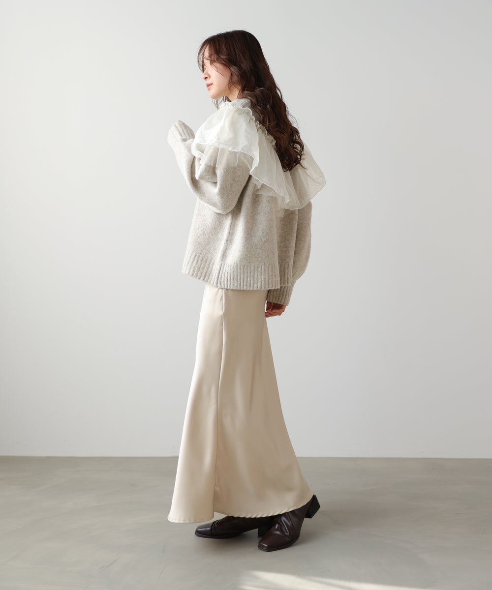 エニーウェイフリルニットトップス