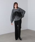 エニーウェイフリルニットトップス