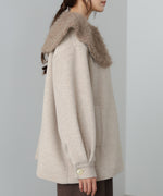 2WAYビッグカラーハーフコート