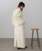 【S・Mサイズ展開】前後2WAYニットカーディガン＋ニットキャミワンピース