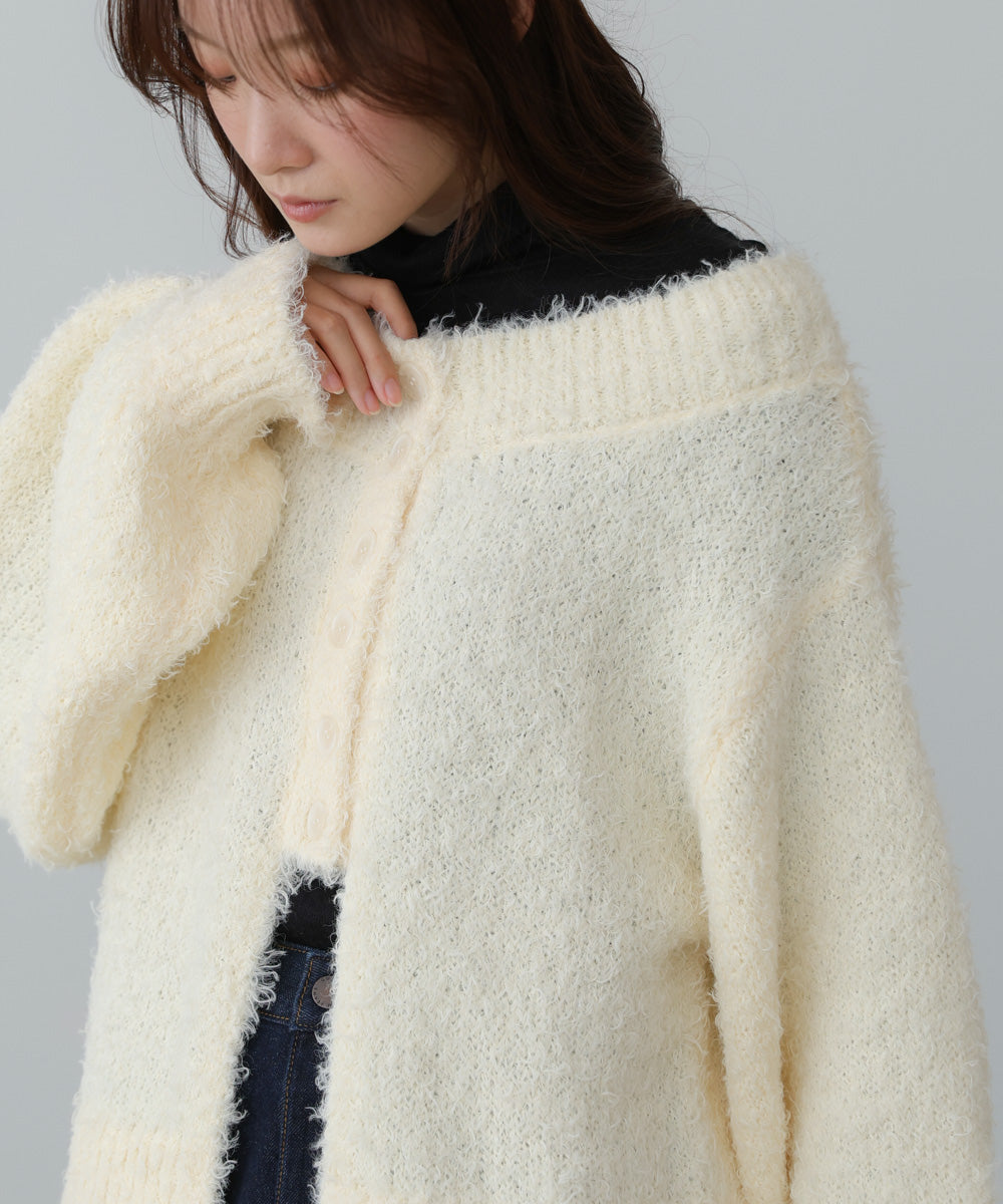 【S・Mサイズ展開】前後2WAYニットカーディガン＋ニットキャミワンピース