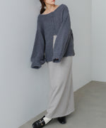 【S・Mサイズ展開】前後2WAYニットカーディガン＋ニットキャミワンピース