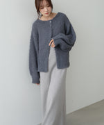 【S・Mサイズ展開】前後2WAYニットカーディガン＋ニットキャミワンピース