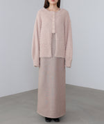 【S・Mサイズ展開】前後2WAYニットカーディガン＋ニットキャミワンピース