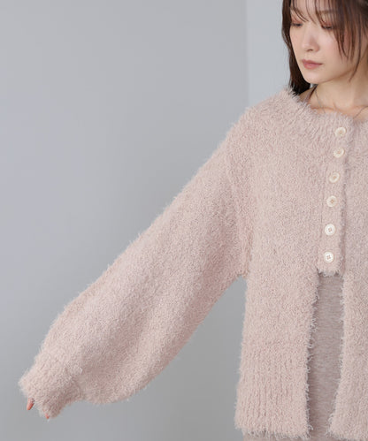 【S・Mサイズ展開】前後2WAYニットカーディガン＋ニットキャミワンピース