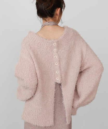 【S・Mサイズ展開】前後2WAYニットカーディガン＋ニットキャミワンピース