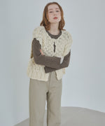 ハンドニットベスト